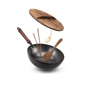 carbon steel wok pan